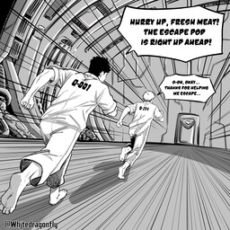 Escape from the alien ship or you will become their mating partner